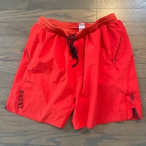 Rhone Orange Shorts